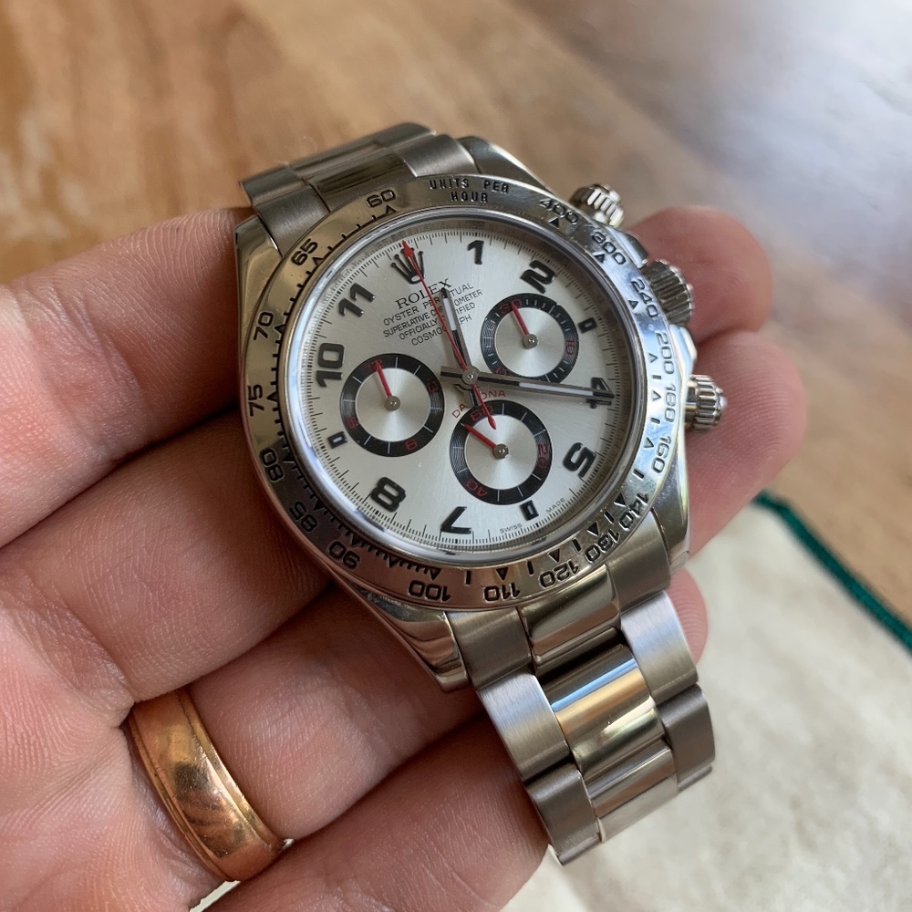 Rolex Daytona Cosmograph Silver 116509 White Gold